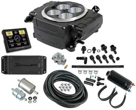 Holley Sniper 2 EFI 4BBL Self Tuning System with PDM and Fuel Pump Kit, Black (HO550-511-3PK)