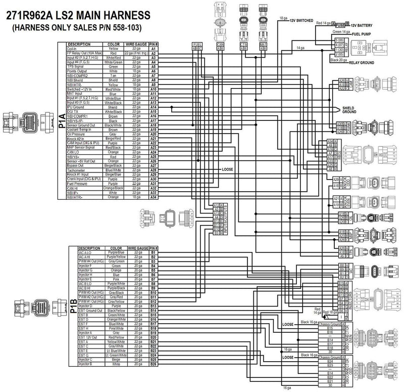 Holley HP EFI ECU & Harness Kit (HO550-603)