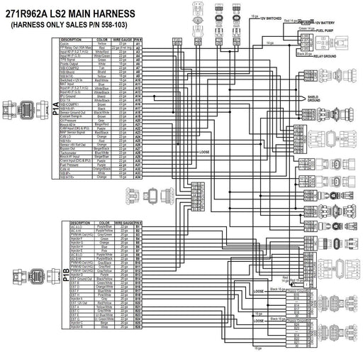 Holley HP EFI ECU & Harness Kit (HO550-603)