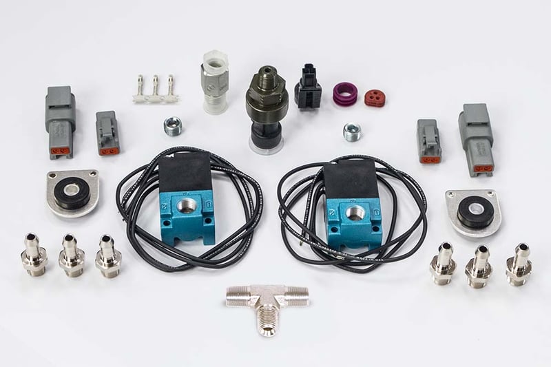 Haltech CO2 Boost Control Dual Solenoid & Pressure Sensor Kit HT-020402