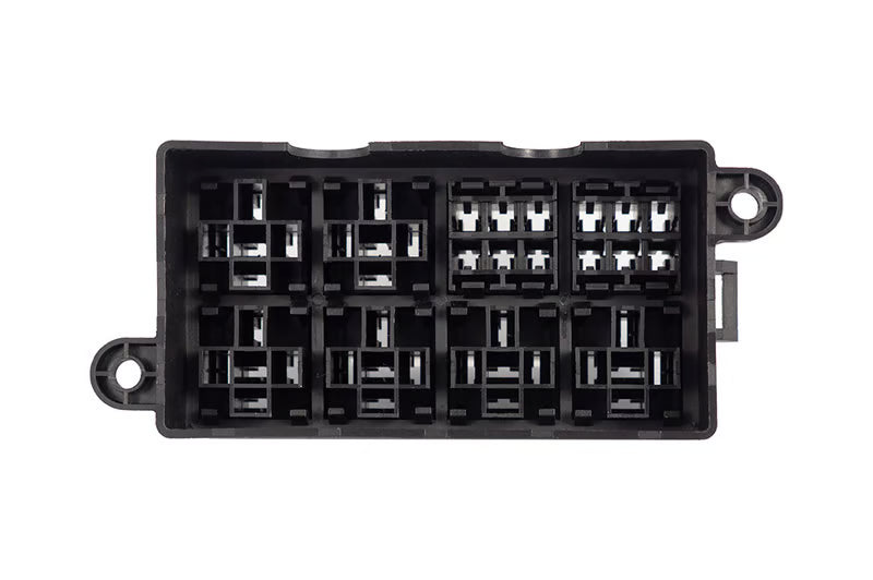 Haltech 6 Circuit Haltech Fuse Box with Lid and all required pins HT-030102