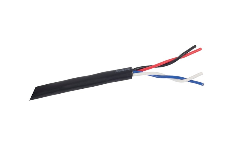 Haltech Cable - Multicore - 4 x 20AWG (Red/Black/White/Blue) - 10M (32')