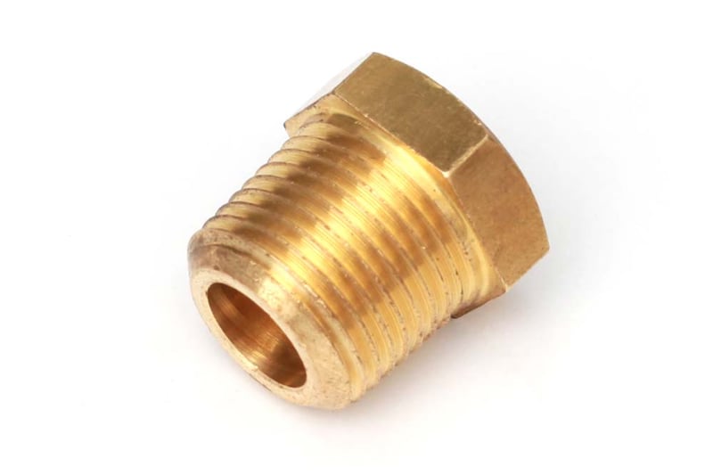 Haltech Adaptor - Brass 1/8"NPTF to 3/8"NPTF HT-120000