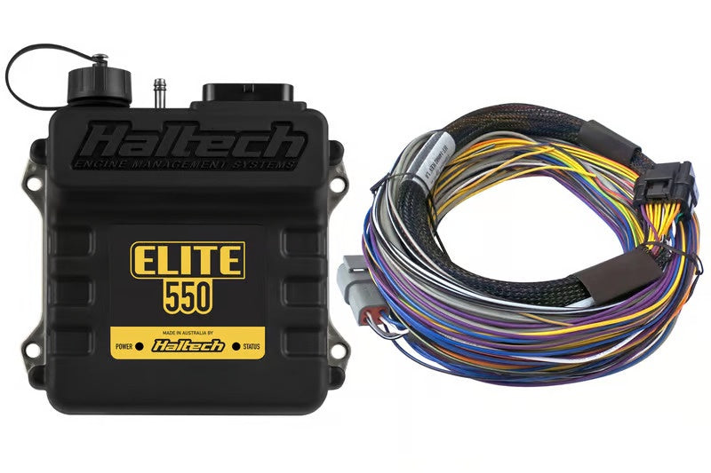 Haltech Elite 550 + Basic Universal Wire-in Harness Kit Length: 2.5m (8') - HT-150402 HT--150402