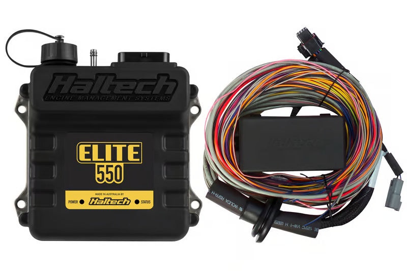 Haltech Elite 550 + Premium Universal Wire-in Harness Kit Length: 2.5m (8') - HT-150404