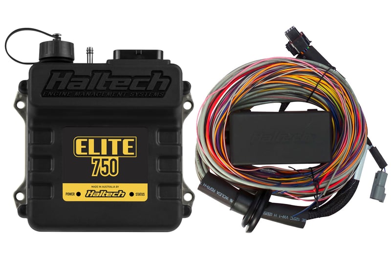 Haltech Elite 750 + Premium Universal Wire-in Harness Kit Length: 2.5m (8') - HT-150604