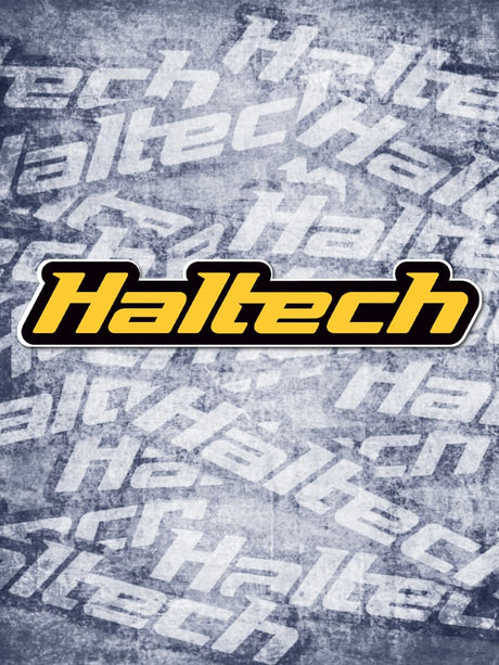 Haltech Logo Colour Sticker - Yellow