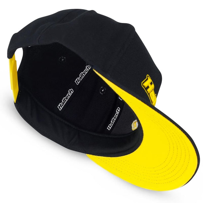 Haltech Snapback Cap Black with Yellow Logo