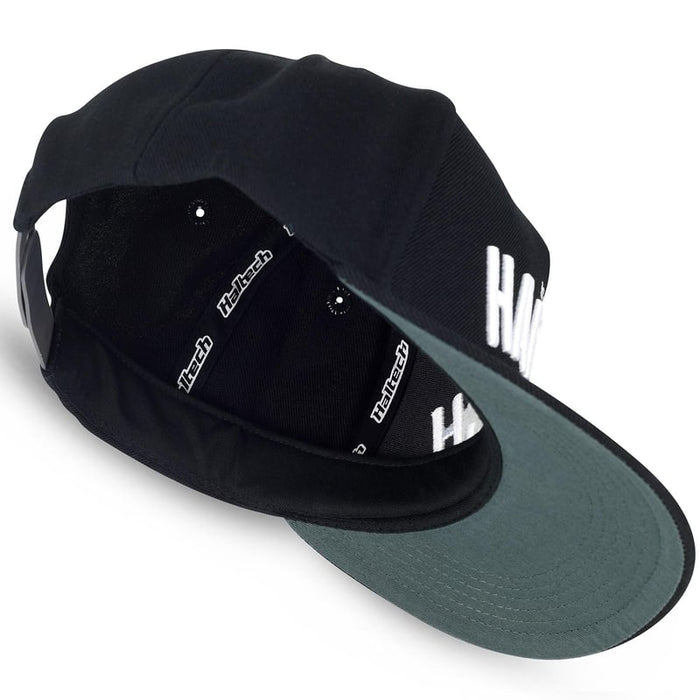 Haltech Snap Back Black with White Text