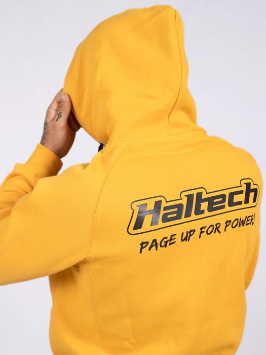 Haltech "Classic" Hoodie Yellow