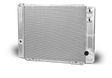 AFCO Aluminum Radiator Circle Track/Late Model 27.5 Inch Double Pass Chevy Two Male 20AN Inlets - 80124N-20 80124N-20