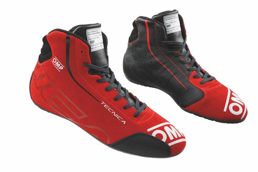 OMP Tecnica Boots - Black/Red