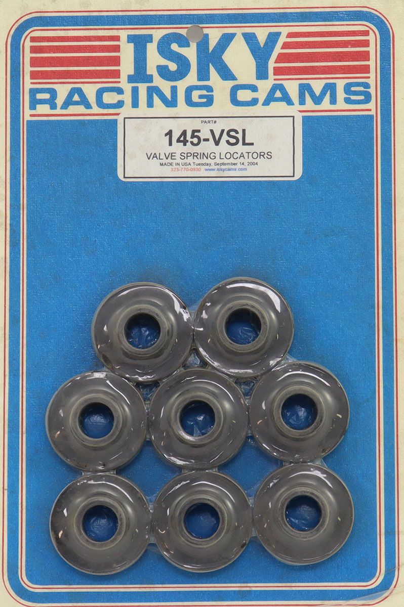 ISKY Chrome Moly Steel Valve Spring Locators .060" Thick (ISK145-VSL) ISK145-VSL