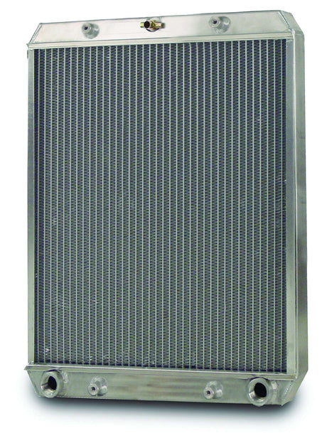 AFCO Aluminum Radiator Dragster/Roadster Double Pass 3/4 FNPT Inlet 3/4 FNPT Outlet - 80108NR 80108NR