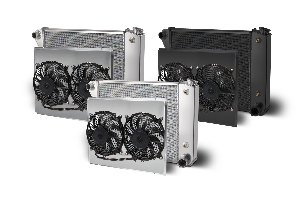 AFCO 1968-74 Nova Aluminum Radiator and Shroud - 80289-B-SP-N 80289-S-DS-N