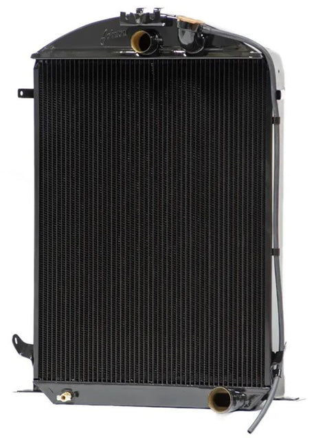 Johnson's Radiators Stock Height Copper Core Radiator with A/C (JRW4-32-0-1-A) JRW4-32-0-1-A