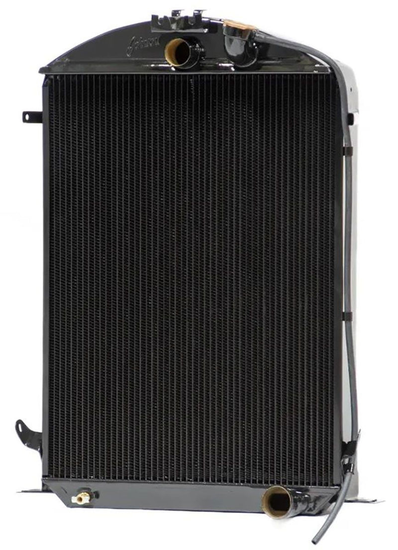 Johnson's Radiators Stock Height Copper Core Radiator with A/C (JRW4-32-0-1-A) JRW4-32-0-1-A