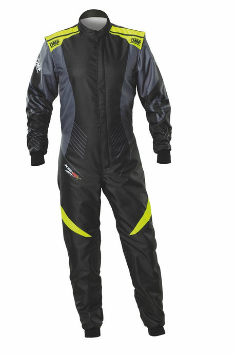 OMP Suit KS2X Art Black/Fluro Yellow