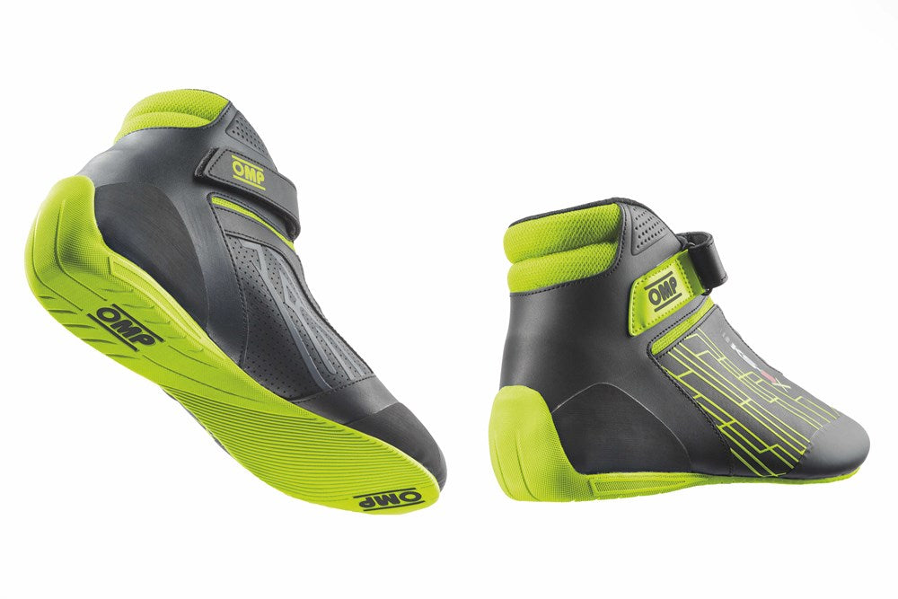 OMP Boots KS2X Black/Fluro Yellow MY2026