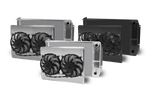 AFCO 1966-67 Chevelle Lsx Double Pass Crossflow Aluminum Radiator and Shroud - 84252-B-DB-N 84252-B-DB-N