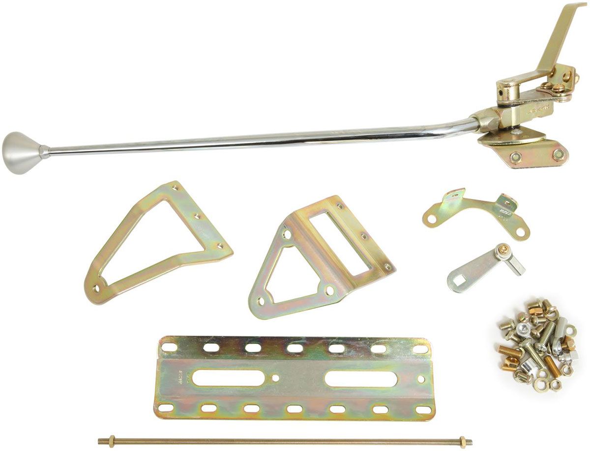 Lokar 23" Floor Mount Automatic Gear Stick with Billet Mushroom Gear Knob (LK-CM350AM) LK-CM350AM