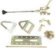Lokar Double Bend 16" Nostalgia Shifter with Black Mushroom Knob (LK-CM350BNMB) LK-CM350BNMB