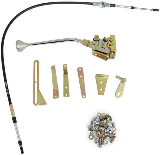 Lokar Cable Operated 12" Shifter with Mushroom Knob (LK-CO400CM) LK-CO400CM