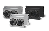 AFCO Chevelle Lsx Double Pass Crossflow Aluminum Radiator and Shroud - 84253-B-DB-N 84253-B-DB-N