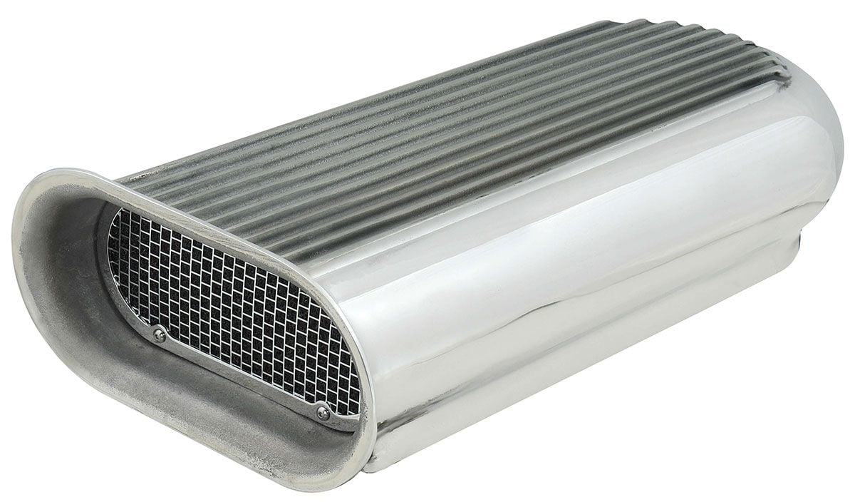 MRG Dual Hilborn Style AirScoop, Polished Finished (MG5233) MG5233