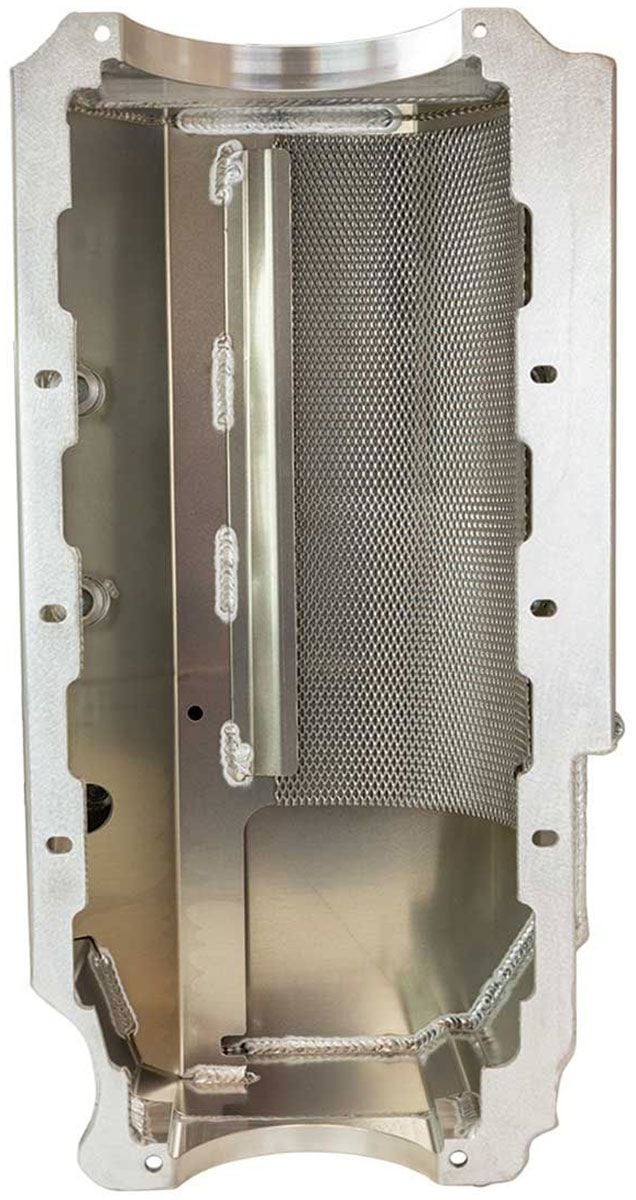 Moroso Aluminium Wet Sump Oil Pan, 8" Deep, Donovan 700 & DRC2 Pan Rail (MO20372)