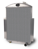 AFCO 1938-46 GM Truck Aluminum Radiator and Shroud - Chevy Engine - 80147-B-SP-N 80147-S-NA-N