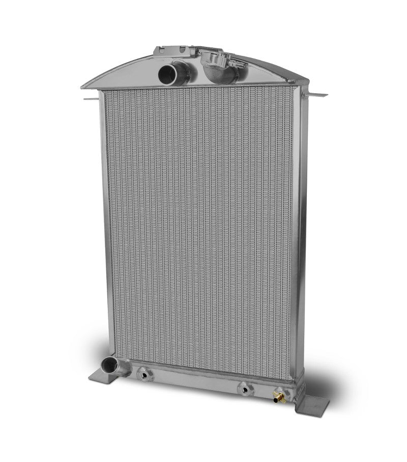 AFCO 1936 Ford Car Aluminum Radiator and Shroud - Ford Engine - 81149-B-SP-N 81149-S-NA-Y
