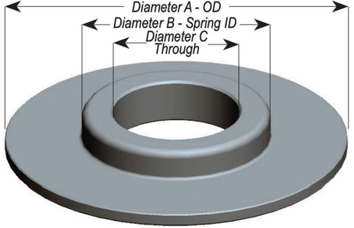 PAC Chrome Moly Spring Seats (PAC-S128-16)