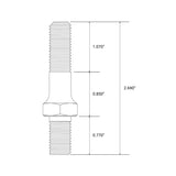 Proflow Rocker Arm Screw In Stud Kit, 7/16, Top 7/16-14 in., Bottom 7/16-20 in. Universal, Chevrolet, Ford, Holden V8, Set Of 16 - PFE-42288-16