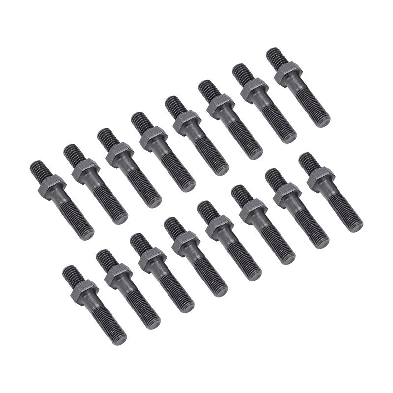 Proflow Rocker Arm Screw In Stud Kit, 7/16, Top 7/16-14 in., Bottom 7/16-20 in. Universal, Chevrolet, Ford, Holden V8, Set Of 16 - PFE-42288-16 PFE-42288-16