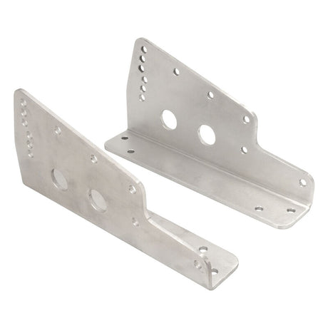 Proflow Aluminium Race Seat Mounting Brackets, Pair, Aluminium, Universal, Silver - PFE-A400-S PFE-A400-S