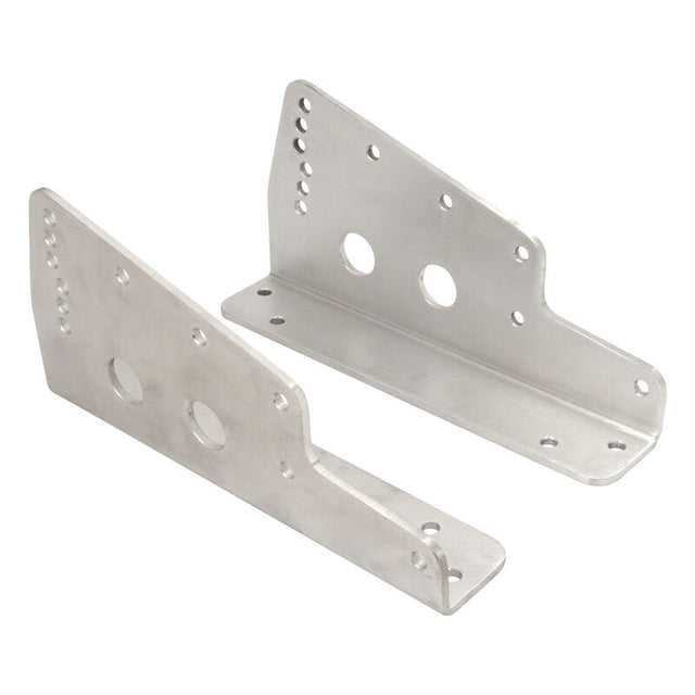Proflow Aluminium Race Seat Mounting Brackets, Pair, Aluminium, Universal, Silver - PFE-A400-S PFE-A400-S