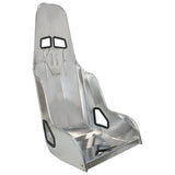 Proflow Aluminium Race Bucket Seat, 17 in. (430mm) Hip Width, Highback, Silver Finish - PFE-A403 PFE-A403