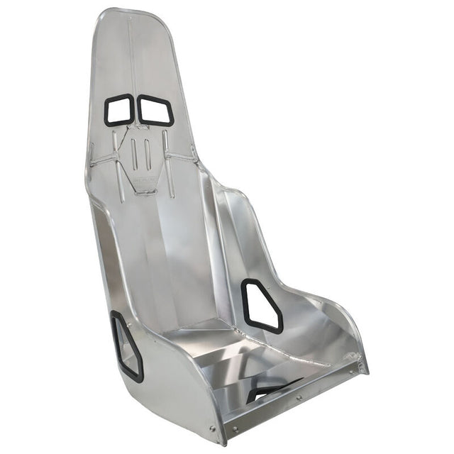 Proflow Aluminium Race Bucket Seat, 17 in. (430mm) Hip Width, Highback, Silver Finish - PFE-A403 PFE-A403