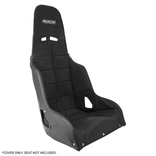 Proflow Aluminium Race Bucket Seat Tweed Cover 16 in - Black - PFE-A406-C PFE-A406-C