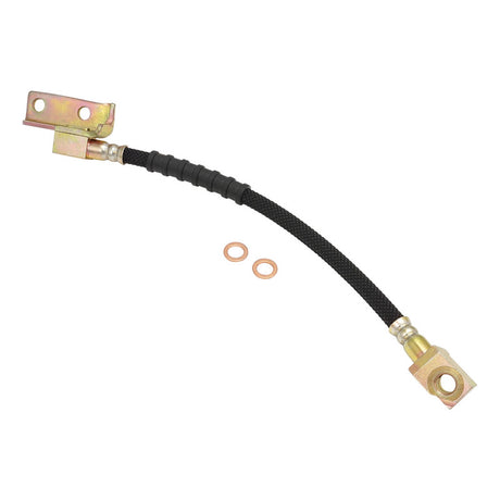 PFE OE, Rubber Brake Hose, Original Type Snake Skin, With Copper Sealing Washers For Ford, XW XC, ZC ZH, Disc Front L/H, Each - PFE-BH1047C PFE-BH1047C