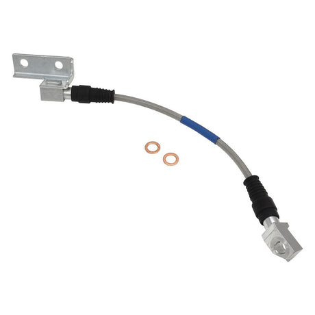 PFE Brake Hose, Stainless Steel Braided PTFE Hose, For Ford, XW XC, ZC ZH, Disc Front L/H, Each - PFE-BH1047SS PFE-BH1047SS