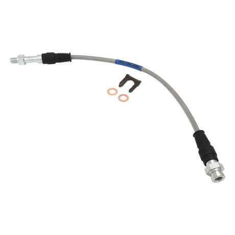 PFE Brake Hose, Stainless Steel Braided PTFE Hose, For Holden, Iron Caliper, HQ HJ HX Front Disc , Each - PFE-BH1077SS PFE-BH1077SS