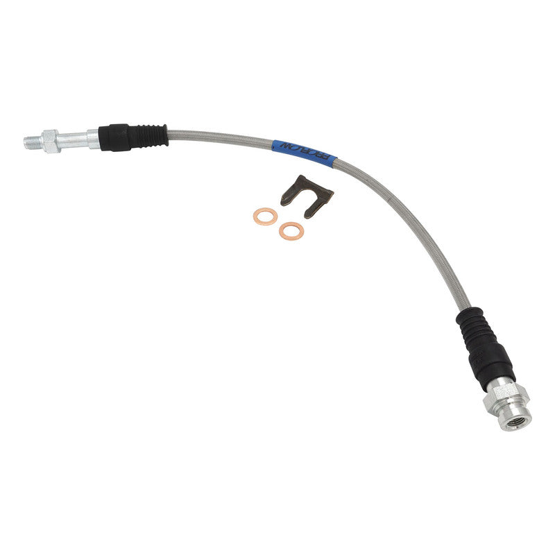 PFE Brake Hose, Stainless Steel Braided PTFE Hose, For Holden, Iron Caliper, HQ HJ HX Front Disc , Each - PFE-BH1077SS PFE-BH1077SS
