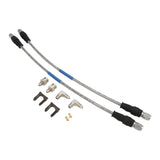 Proflow Brake Hose Kit, Stainless Steel Braided PTFE Hose, ADR App, Suit Wilwood Calipers, For Ford, 64-69 Mustang, XR-XT Falcon Disc Front, Pair - PFE-BH2020-SS-KIT PFE-BH2020-SS-KIT