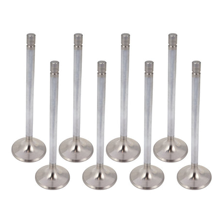 Proflow Maxflow Valves, Holden SuperMax Heads, Exhaust, Stainless Steel, 1.600 in. Diameter, 8mm Stem, 5.400 in. Length, Set of 8 - PFE-CHV160-HOL PFE-CHV160-HOL