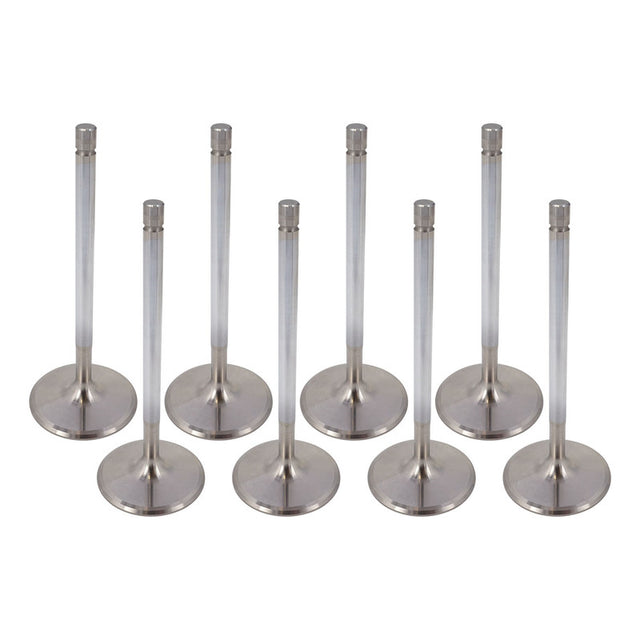 Proflow Maxflow Valves, Holden SuperMax Heads, Intake, Stainless Steel, 2.020 in. Diameter, 8mm Stem, 5.400 in. Length, Set of 8 - PFE-CHV202-HOL PFE-CHV202-HOL
