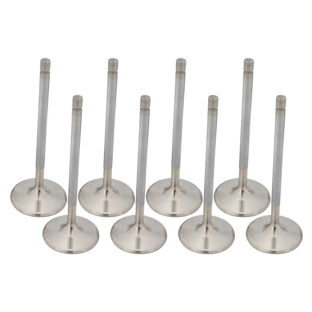 Proflow Maxflow Valves, Holden SuperMax Heads, Intake, Stainless Steel, 2.050in. Diameter, 8mm Stem, 5.400 in. Length, Set of 8 - PFE-CHV205-HOL PFE-CHV205-HOL
