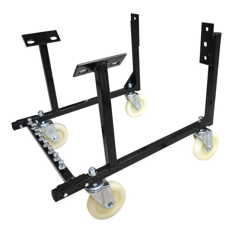 Proflow Engine Dolly Cradle, Heavy Duty, SB & BBC, LT1, LT4, w/Heavy Duty 5.0'' Nylon Wheels, Black Powder Coated, Kit - PFE-EN10132 PFE-EN10132
