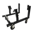 Proflow Engine Dolly Cradle, Heavy Duty, Suit GM LS Engines, 4'' Cast Iron Wheels, 40mm Square Tube, Black Powder Coated, Kit - PFE-EN10139 PFE-EN10139